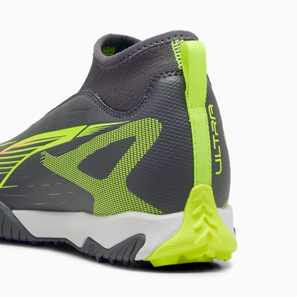 Tacos de fútbol ULTRA 5 MATCH+  TT Mid, Matte Aged Silver-Yellow Alert-Puma Aged Silver, large-MEX