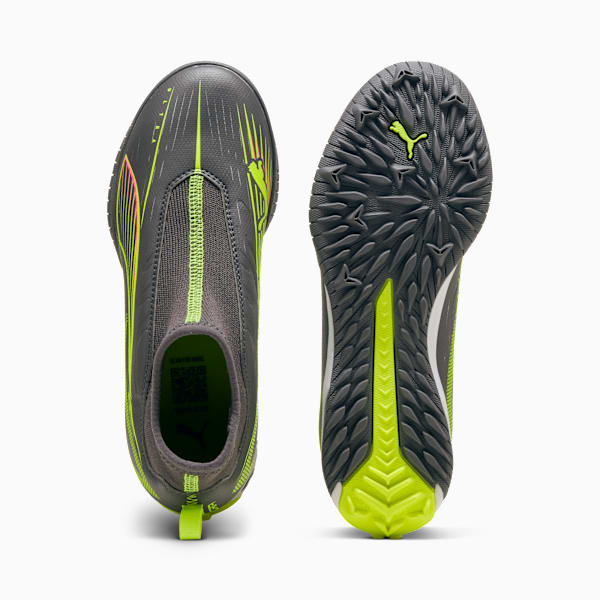 Tacos de fútbol ULTRA 5 MATCH+  TT Mid, Matte Aged Silver-Yellow Alert-Puma Aged Silver, large-MEX