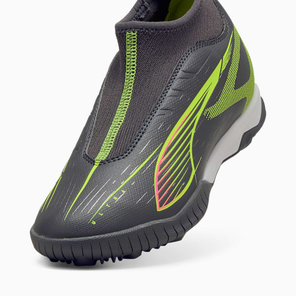 Tacos de fútbol ULTRA 5 MATCH+  TT Mid, Matte Aged Silver-Yellow Alert-Puma Aged Silver, large-MEX