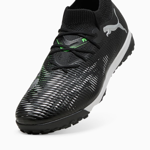Botines de fútbol FUTURE 8 MATCH TT, PUMA Black-Cool Light Gray-Fluo Green, large-ARG