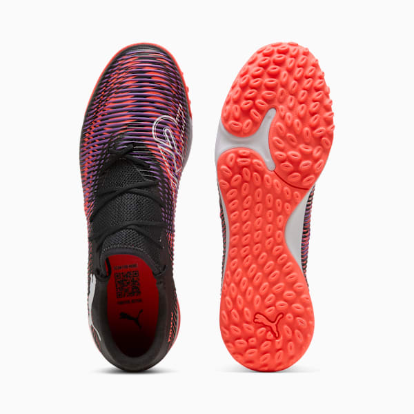 Tacos de futbol FUTURE 8 MATCH TT, PUMA Black-PUMA White-Glowing Red, large-MEX