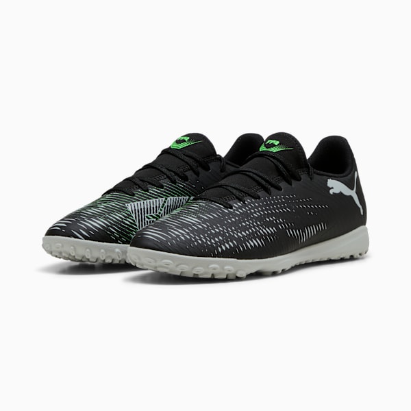 FUTURE 8 PLAY TT Football Boots Unisex, PUMA Black-Cool Light Gray-Fluo Green, large-MEX