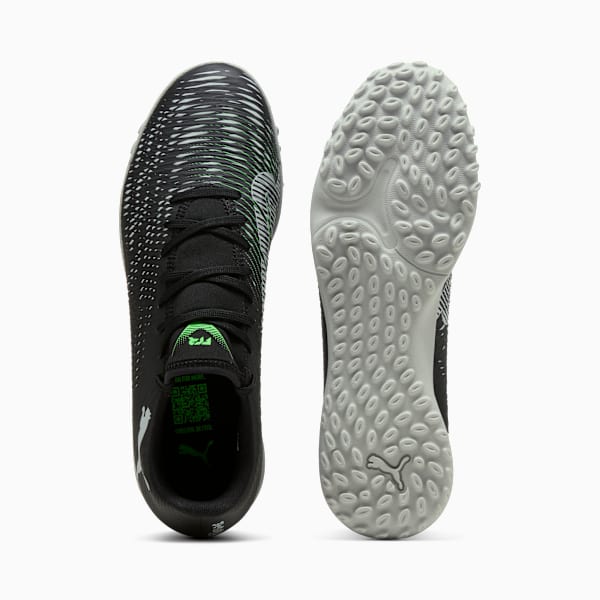 FUTURE 8 PLAY TT Football Boots Unisex, PUMA Black-Cool Light Gray-Fluo Green, large-MEX