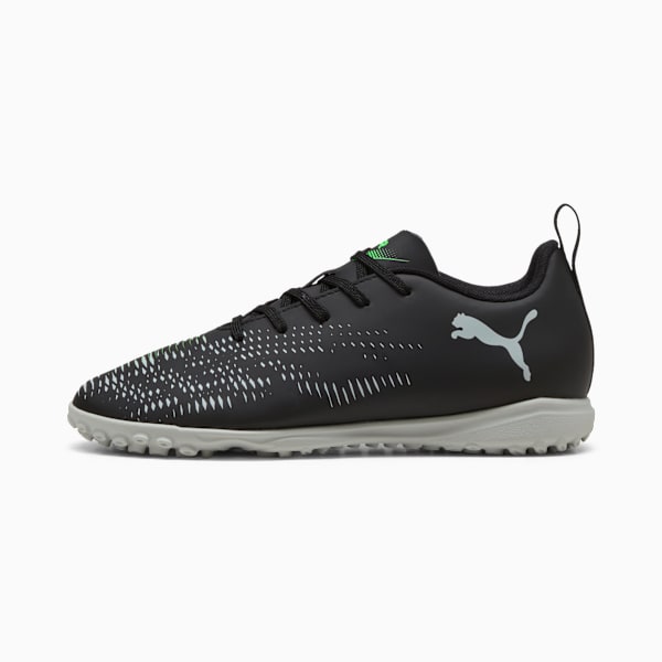 Tacos de fútbol adolescente FUTURE 8 PLAY TT para adolescentes, PUMA Black-Cool Light Gray-Fluo Green, large-MEX