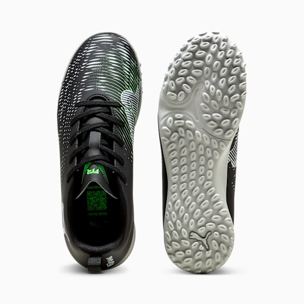 Tacos de fútbol adolescente FUTURE 8 PLAY TT para adolescentes, PUMA Black-Cool Light Gray-Fluo Green, large-MEX