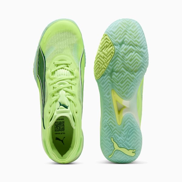 Zapatillas de interiores Accelerate NITRO™ SQD 4, Fizzy Light-Green Terrain-PUMA White-PUMA Silver, large-ARG