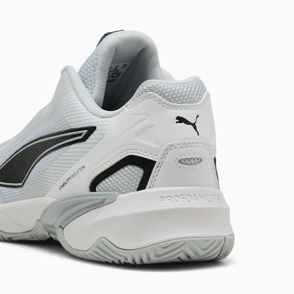 Solarstrike 4 Handball Shoes Men, PUMA White-PUMA Black-Silver Mist-Platinum Gray, large-ZAF