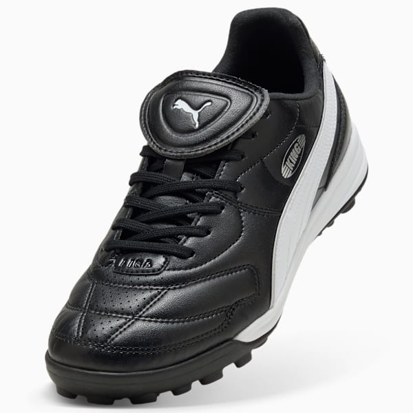 Tacos de fútbol KING LIGA TT, PUMA Black-PUMA White-PUMA Silver, large-MEX