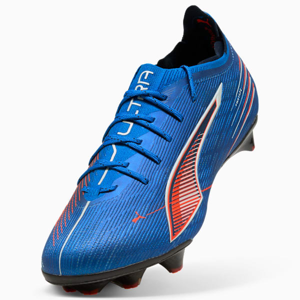ULTRA 6 CARBON FG Football Boots Unisex, Ultra Blue-PUMA White-Glowing Red, large-ZAF