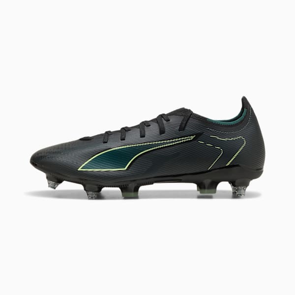 ULTRA 6 MATCH MxSG Football Boots Unisex, PUMA Black-Fizzy Light-Green Terrain, large-ZAF