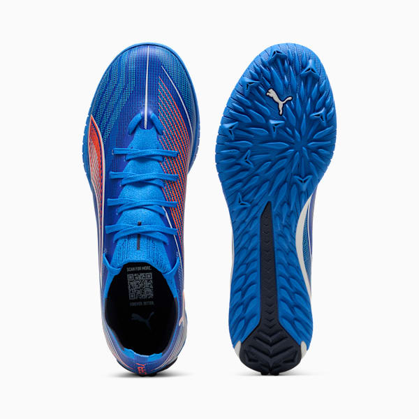 Tacos de fútbol ULTRA 6 MATCH TT, Ultra Blue-PUMA White-Glowing Red, large-MEX
