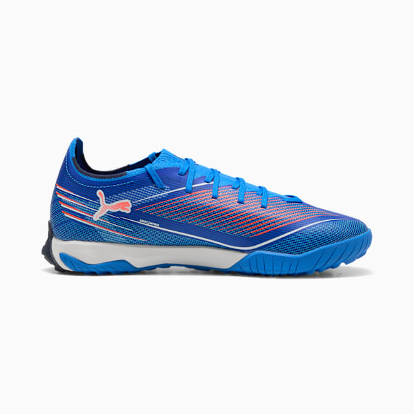 Tacos de fútbol ULTRA 6 MATCH TT, Ultra Blue-PUMA White-Glowing Red, large-MEX