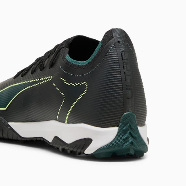 ULTRA 6 MATCH TT Football Boots Unisex, PUMA Black-Fizzy Light-Green Terrain, large-ZAF