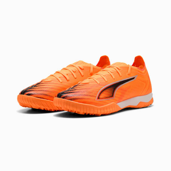 ULTRA 6 MATCH TT Football Boots Unisex, Heat Fire-PUMA Black-Glowing Red, large-ZAF