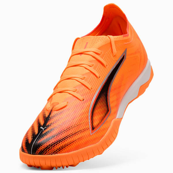 ULTRA 6 MATCH TT Football Boots Unisex, Heat Fire-PUMA Black-Glowing Red, large-ZAF