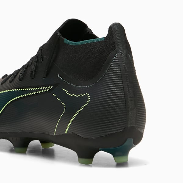 ULTRA 6 MATCH+ FG/AG Football Boots Unisex, PUMA Black-Fizzy Light-Green Terrain, large-ZAF
