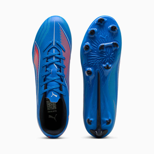 ULTRA 6 PLAY FG/AG Football Boots Unisex, Ultra Blue-PUMA White-Glowing Red, large-ZAF