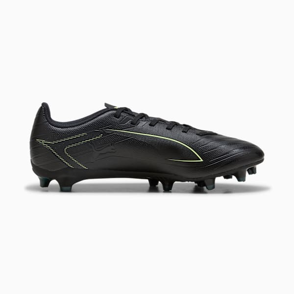 ULTRA 6 PLAY FG/AG Football Boots Unisex, PUMA Black-Fizzy Light-Green Terrain, large-ZAF