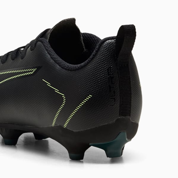 ULTRA 6 PLAY FG/AG Football Boots Youth, PUMA Black-Fizzy Light-Green Terrain, large-ZAF