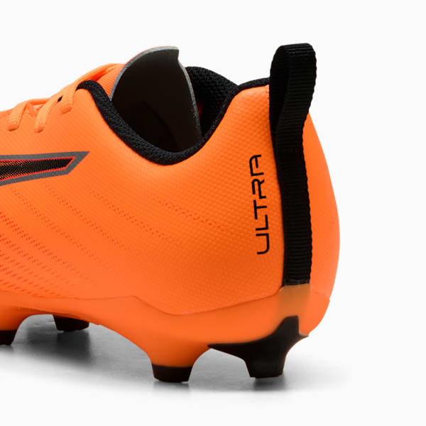 ULTRA 6 PLAY FG/AG Football Boots Youth, Heat Fire-PUMA Black-Glowing Red, large-ZAF