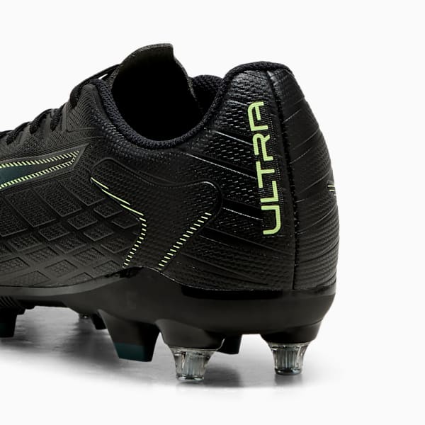 ULTRA 6 PLAY MxSG Football Boots Unisex, PUMA Black-Fizzy Light-Green Terrain, large-ZAF