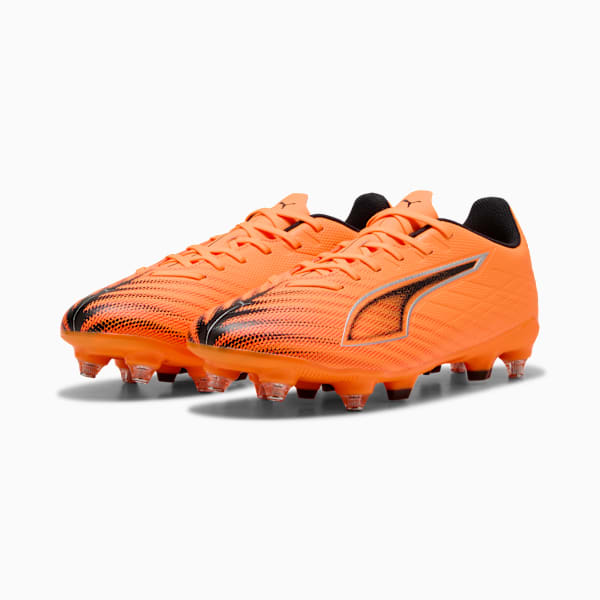 ULTRA 6 PLAY MxSG Football Boots Unisex, Heat Fire-PUMA Black-Glowing Red, large-ZAF
