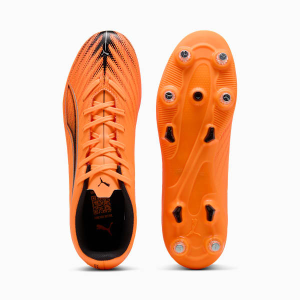 ULTRA 6 PLAY MxSG Football Boots Unisex, Heat Fire-PUMA Black-Glowing Red, large-ZAF