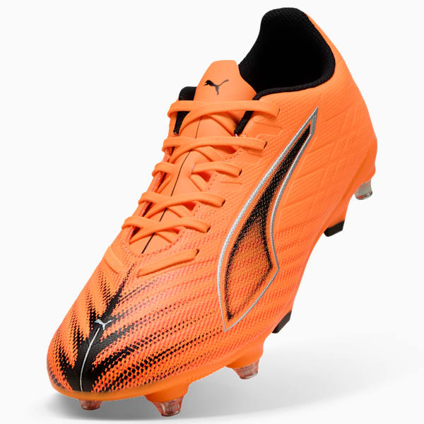 ULTRA 6 PLAY MxSG Football Boots Unisex, Heat Fire-PUMA Black-Glowing Red, large-ZAF