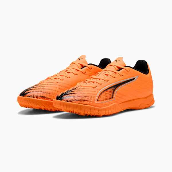 ULTRA 6 PLAY TT Football Boots Unisex, Heat Fire-PUMA Black-Glowing Red, large-ZAF