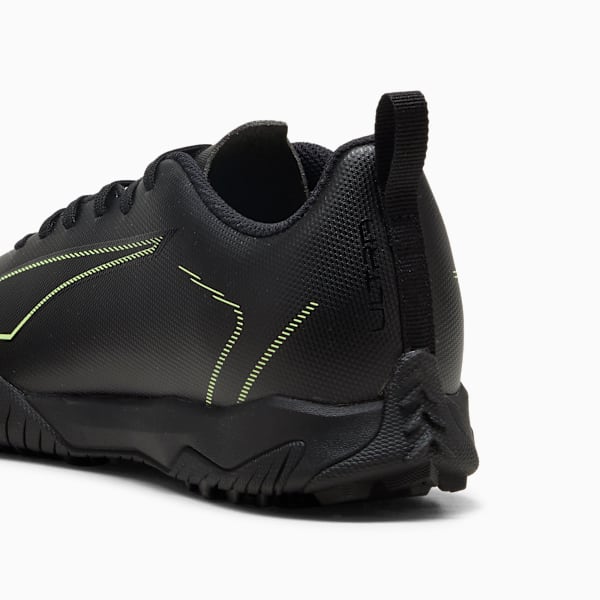 ULTRA 6 PLAY TT Football Boots Youth, PUMA Black-Fizzy Light-Green Terrain, large-ZAF