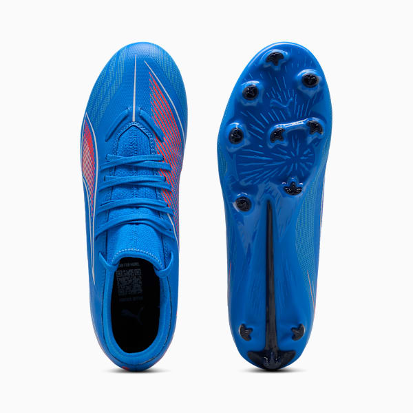 Tacos de fútbol ULTRA 6 PLAY FG/AG, Ultra Blue-PUMA White-Glowing Red, large-MEX
