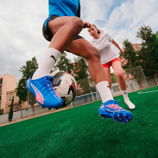 ULTRA 6 ULTIMATE FG Football Boots Women, Ultra Blue-PUMA White-Glowing Red, large-ZAF