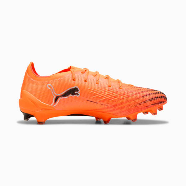 ULTRA 6 ULTIMATE FG Football Boots Women, Heat Fire-PUMA Black-Glowing Red, large-MEX