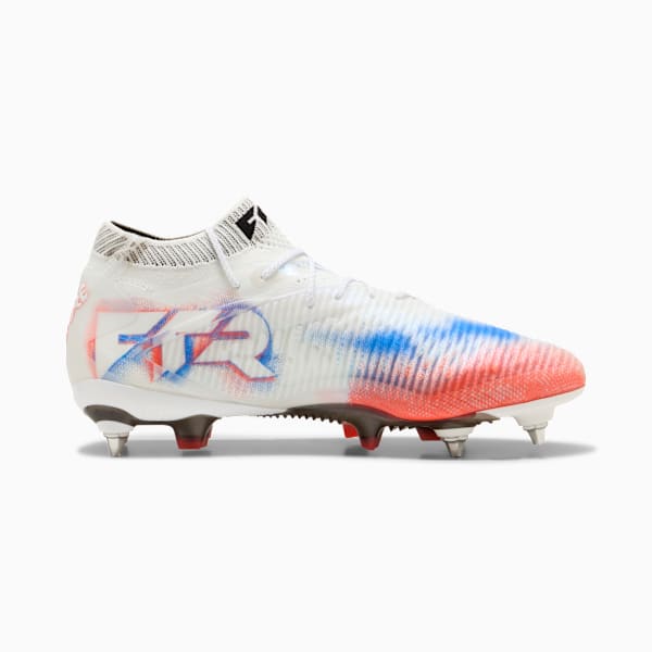 FUTURE 8 ULTIMATE MxSG Football Boots Unisex, PUMA White-PUMA Black-Glowing Red, large-ZAF