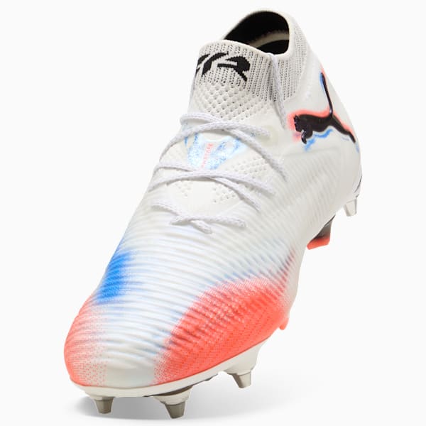 FUTURE 8 ULTIMATE MxSG Football Boots Unisex, PUMA White-PUMA Black-Glowing Red, large-ZAF