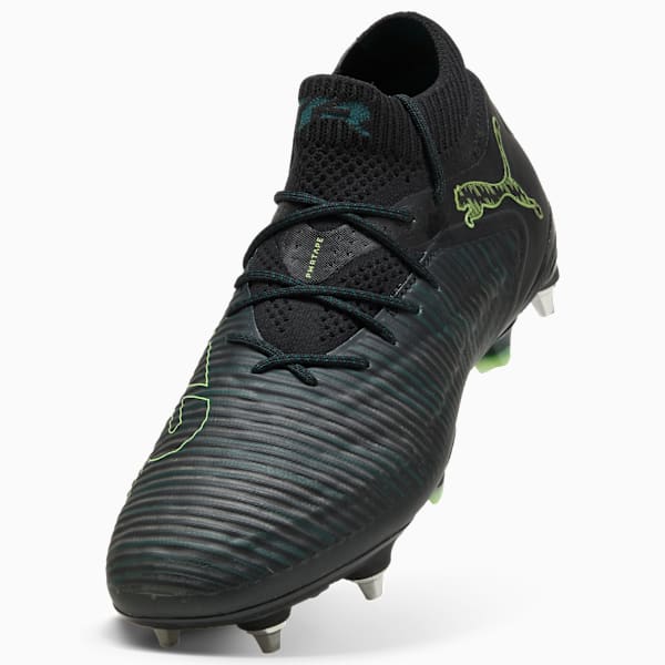 FUTURE 8 ULTIMATE MxSG Football Boots Unisex, PUMA Black-Fizzy Light-Green Terrain, large-ZAF