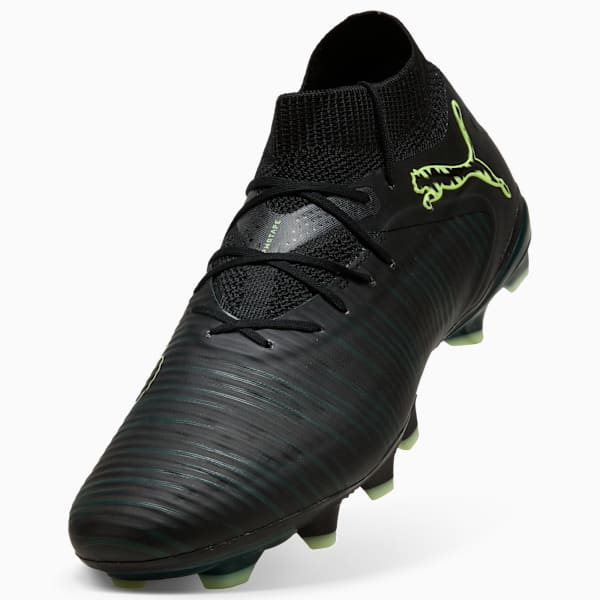 FUTURE 8 PRO FG/AG Football Boots Unisex, PUMA Black-Fizzy Light-Green Terrain, large-ZAF