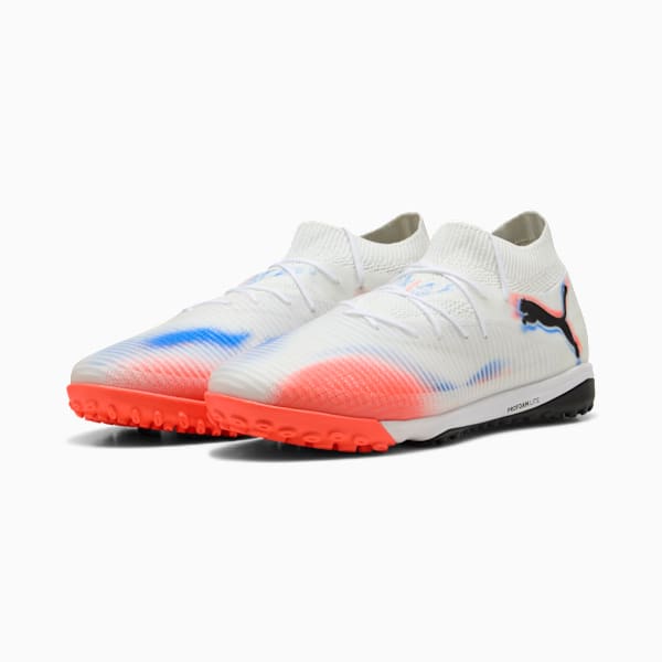 Tacos de fútbol FUTURE 8 PRO Cage, PUMA White-PUMA Black-Glowing Red, large-MEX