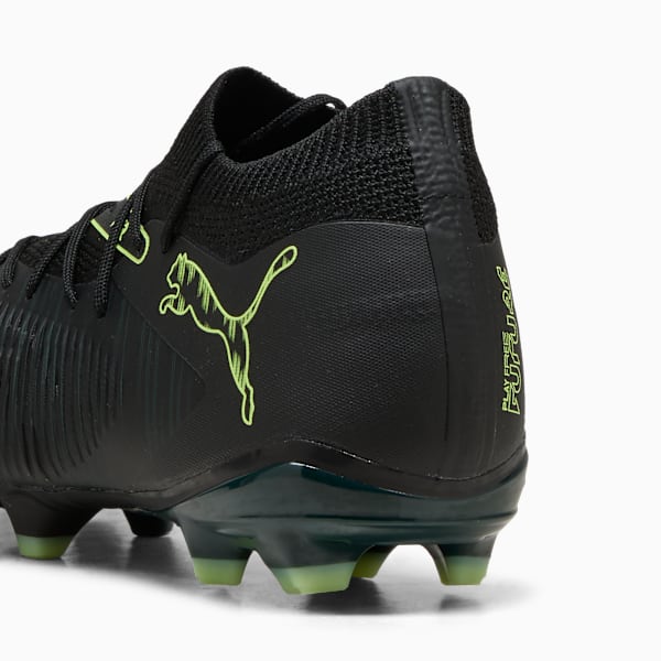 FUTURE 8 MATCH FG/AG Football Boots Unisex, PUMA Black-Fizzy Light-Green Terrain, large-ZAF