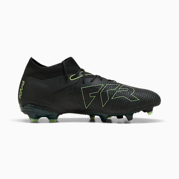 FUTURE 8 MATCH FG/AG Football Boots Unisex, PUMA Black-Fizzy Light-Green Terrain, large-ZAF