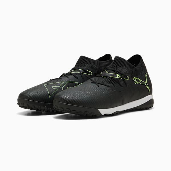 FUTURE 8 MATCH TT Football Boots Unisex, PUMA Black-Fizzy Light-Green Terrain, large-ZAF