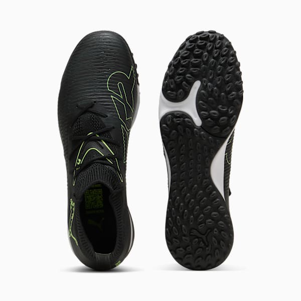FUTURE 8 MATCH TT Football Boots Unisex, PUMA Black-Fizzy Light-Green Terrain, large-ZAF