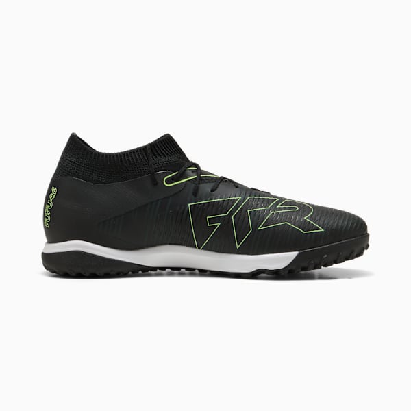 FUTURE 8 MATCH TT Football Boots Unisex, PUMA Black-Fizzy Light-Green Terrain, large-ZAF