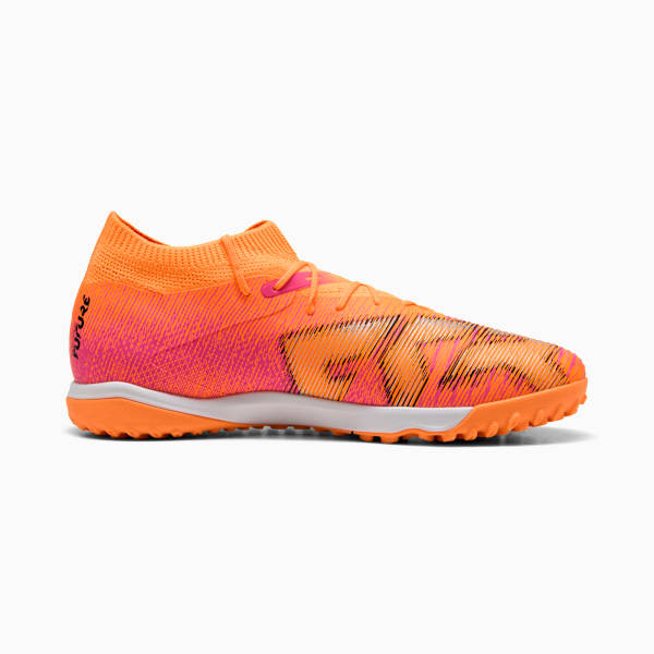 Chuteira Society FUTURE 8 MATCH Unissex, Heat Fire-PUMA Black-Ravish, large-BRA