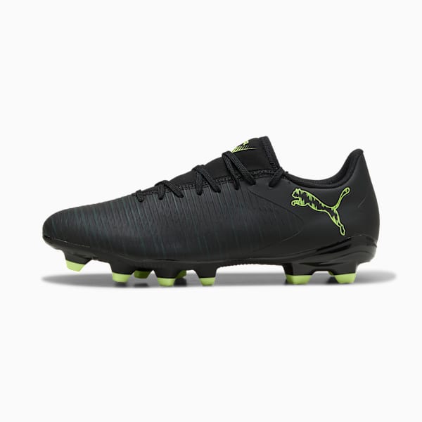 FUTURE 8 PLAY FG/AG Football Boots Unisex, PUMA Black-Fizzy Light-Green Terrain, large-ZAF
