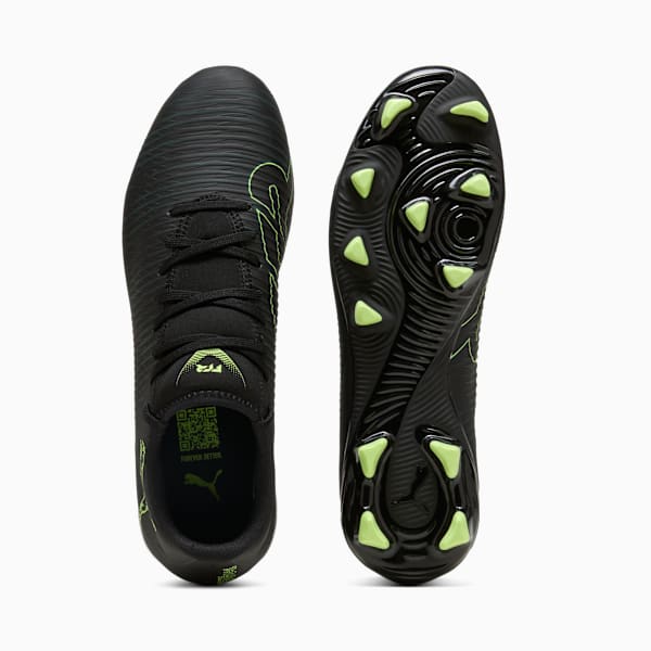 FUTURE 8 PLAY FG/AG Football Boots Unisex, PUMA Black-Fizzy Light-Green Terrain, large-ZAF