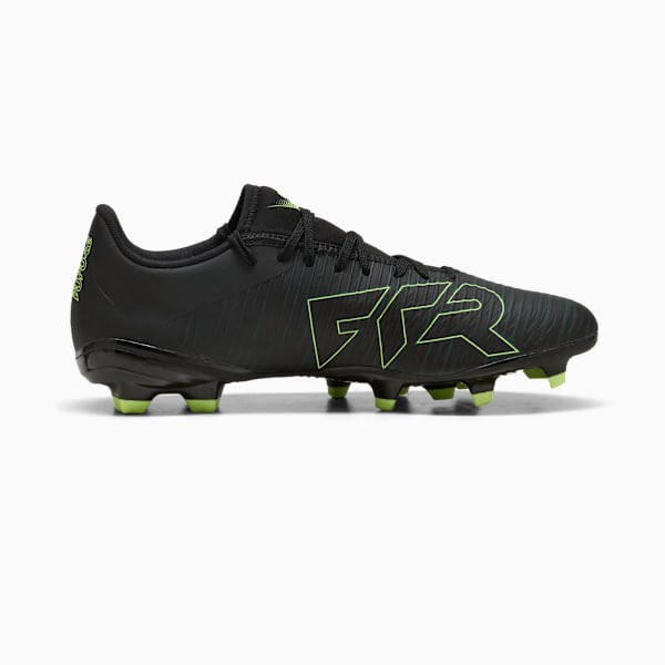 FUTURE 8 PLAY FG/AG Football Boots Unisex, PUMA Black-Fizzy Light-Green Terrain, large-ZAF