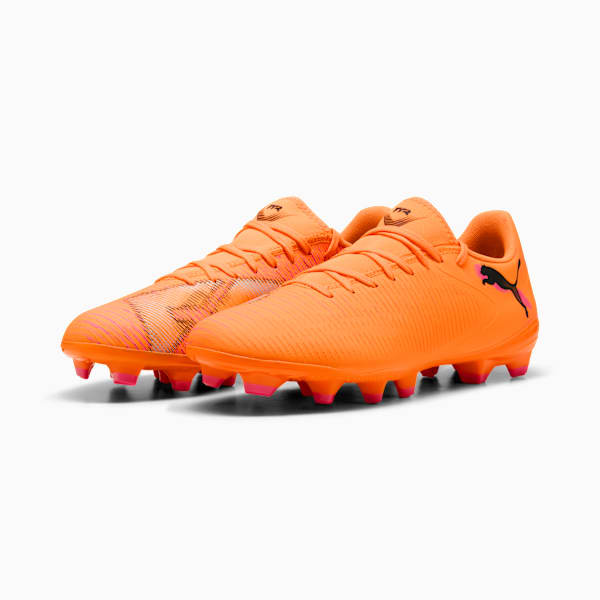 FUTURE 8 PLAY FG/AG Football Boots Unisex, Heat Fire-PUMA Black-Ravish, large-ZAF