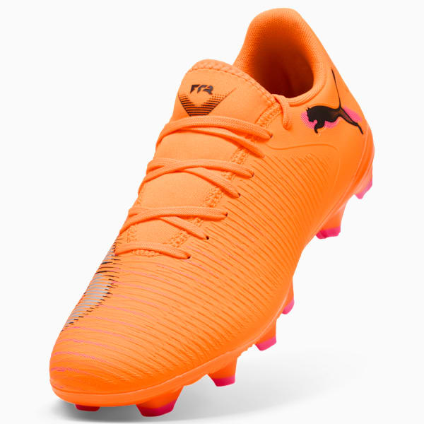 FUTURE 8 PLAY FG/AG Football Boots Unisex, Heat Fire-PUMA Black-Ravish, large-ZAF