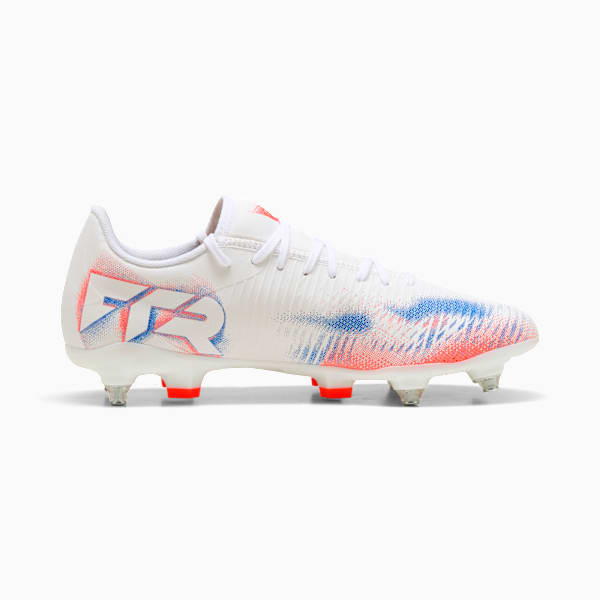 FUTURE 8 PLAY MxSG Football Boots Unisex, PUMA White-PUMA Black-Glowing Red, large-ZAF